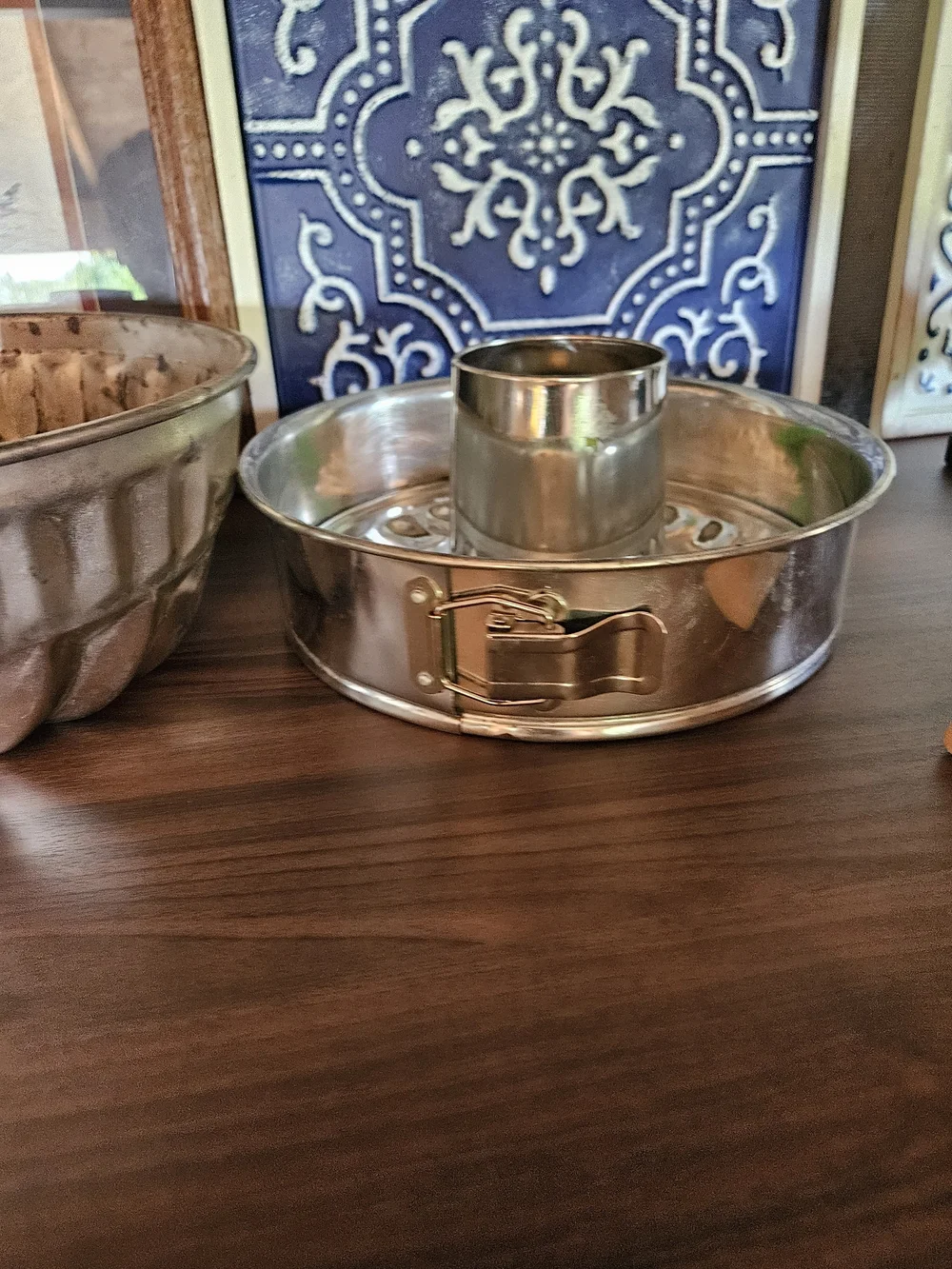 Silver Bundt and Tube Pan Set - Shiny Aluminum Bakeware